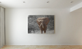 Canvasschilderij Olifant 60x90cm